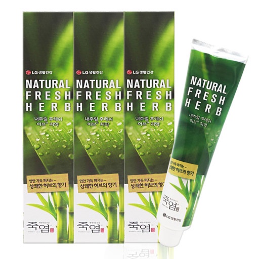 COMBO 3 TUÝP KEM ĐÁNH RĂNG NATURAL FRESH HERB NỘI ĐỊA HÀN 160G