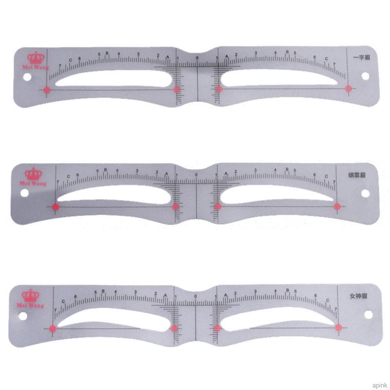 [Hàng mới về] Set 12 thẻ khuôn kẻ lông mày trang điểm tiện lợi chất lượng cao