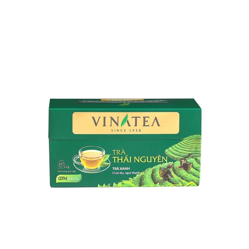 Trà Vinatea - Trà Thái Nguyên Túi Lọc 50 g