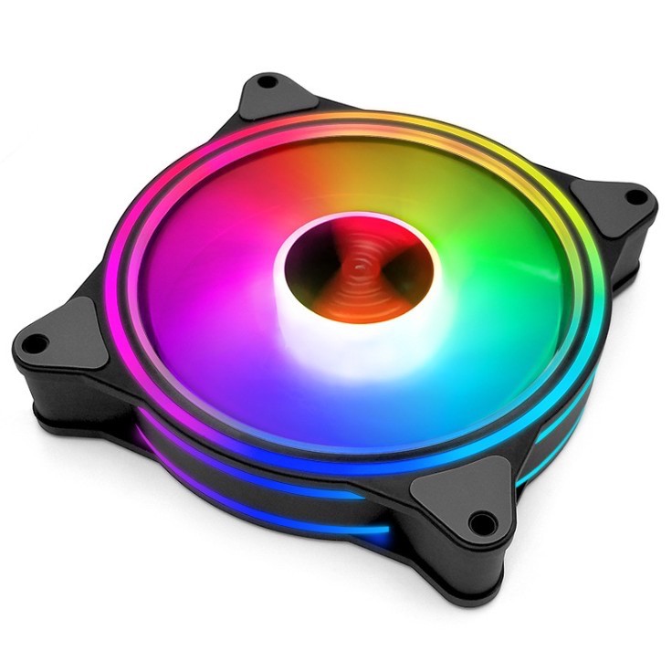 Quạt Tản Nhiệt RGB, Fan Case Coolmoon M1 Siêu Đẹp, LED Siêu Sáng, Quạt Êm