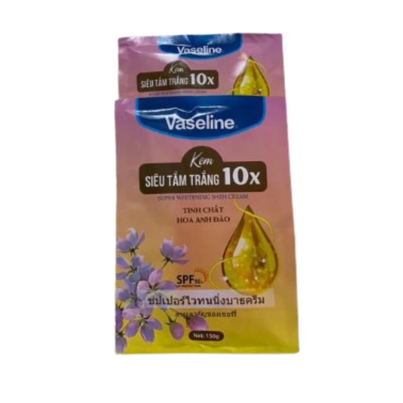 Gói tắm trắng Vaseline X10