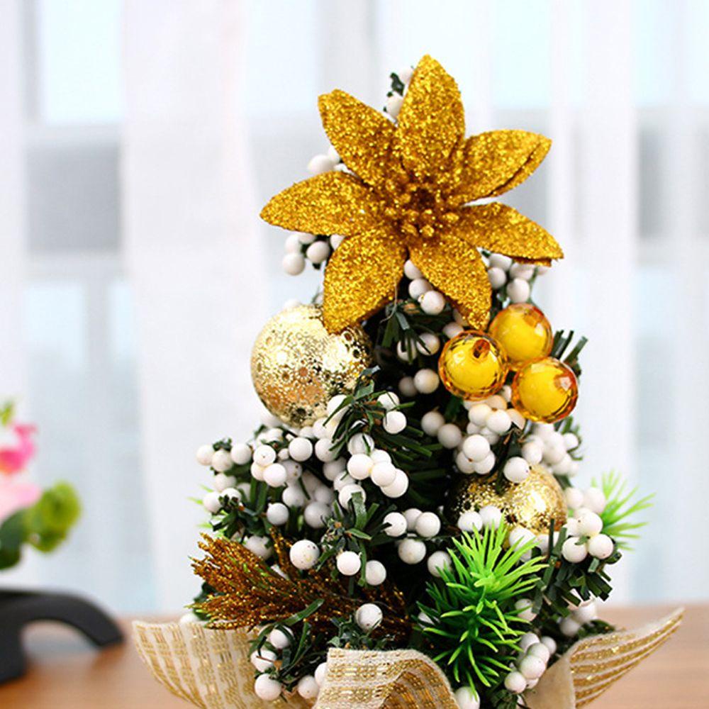 MUVAKO Cây Thông Giáng Sinh Mini 20cm Trang Trí Bàn Tiệc Cưới / Giáng Sinh Mới