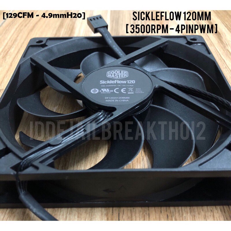 Quạt tản nhiệt Fan Case C.M SickleFlow 120MM tốc 3500RPM