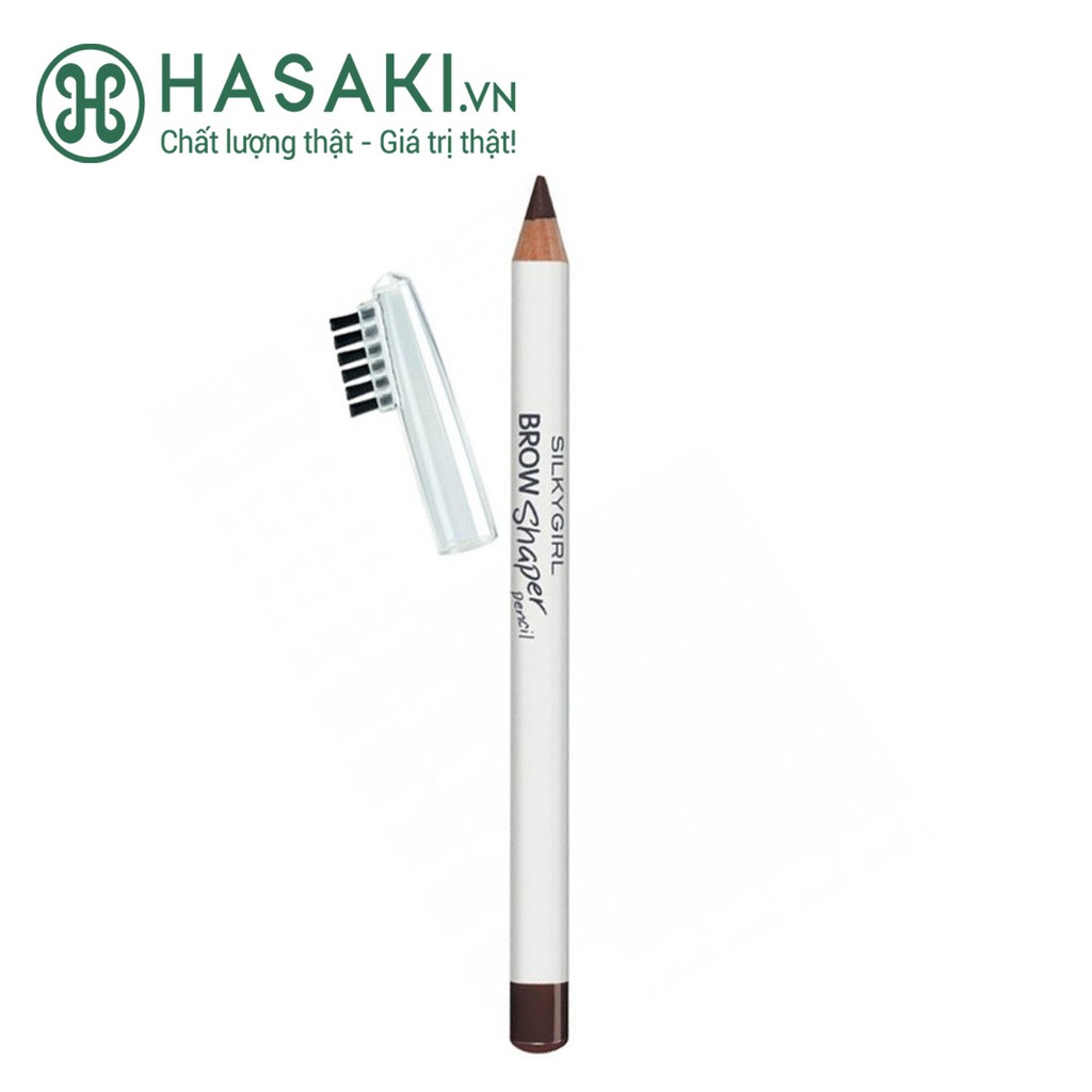 Chì Kẻ Chân Mày Kèm Chổi Silky Girl Brow Shaper Pencil 1.14g