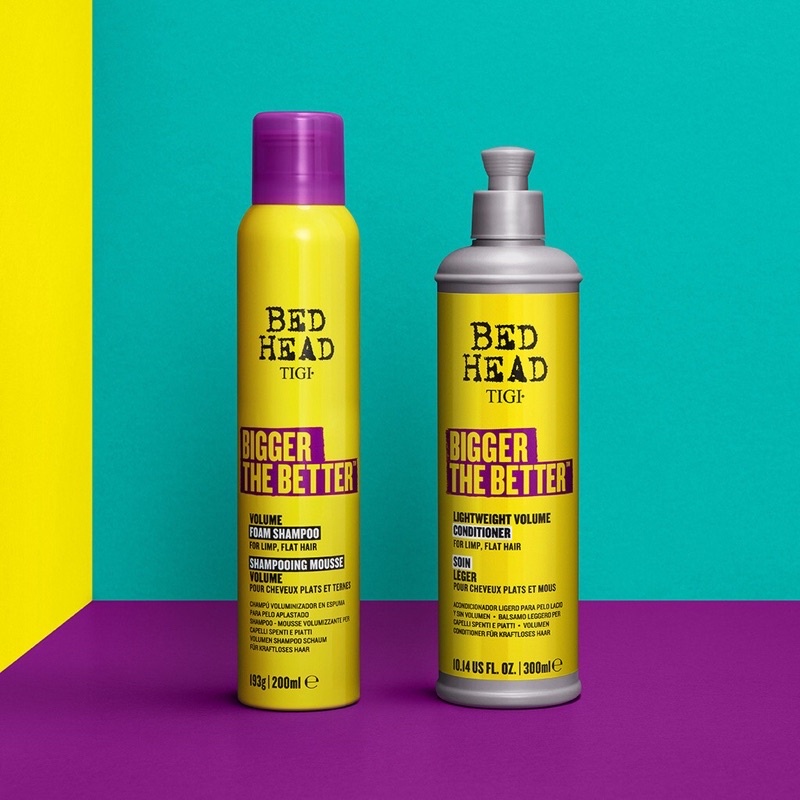 (New )Dầu gội xả dành cho tóc mỏng, xẹp, làm phồng tóc Tigi Bed Head Fully Loaded Volumizing 300ml/200ml