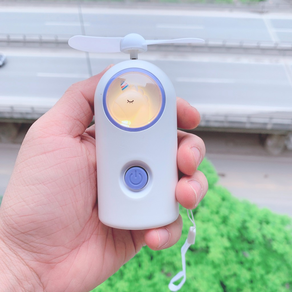Quạt mini tích điện hình ngựa unico, quạt để bàn (ảnh thật 100%) #5
