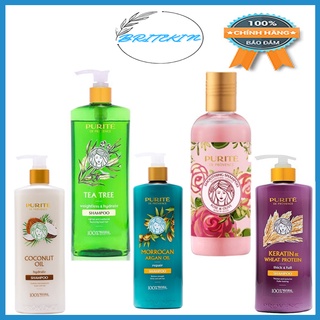 Dòng Dầu Gội Chăm Sóc Tóc Purite De Provence (Chai  250ml - 350ml)