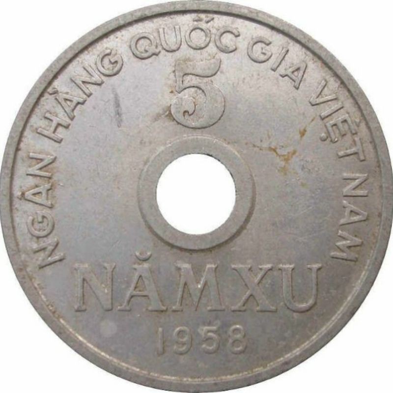 Đồng 5 xu 1958 VN Dân Chủ Cộng Hoà