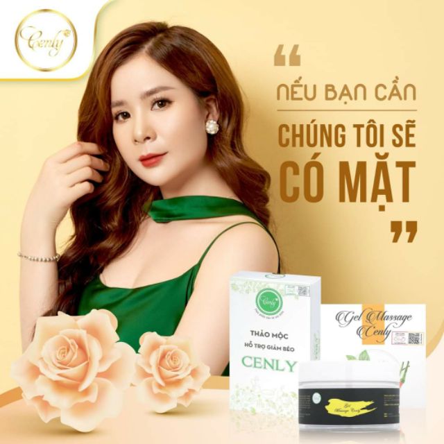 Combo Thảo Mộc Giảm Béo Cenly Và Kem Tan Mỡ Cenly