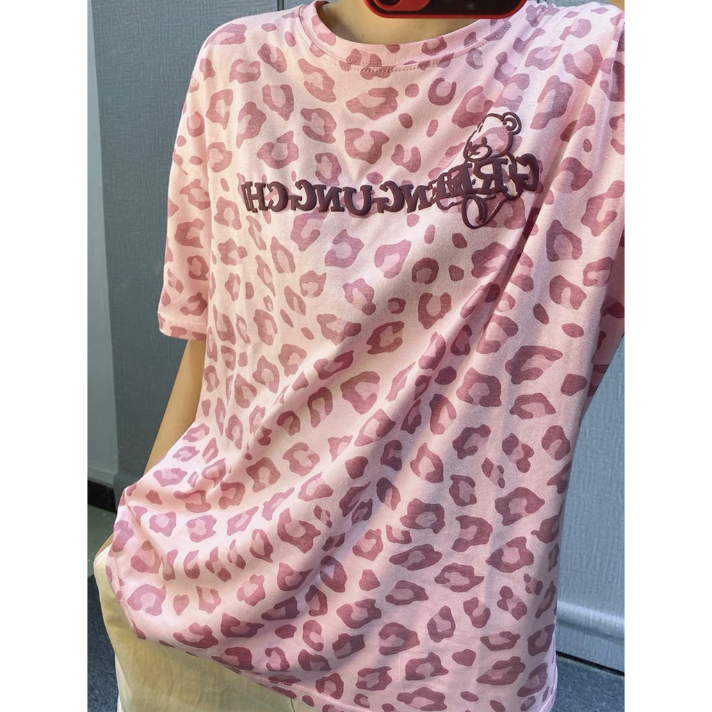 ÁO THUN LOANG ĐỐM BÁO 4 MÀU IN CHỮ HOT - ÁO LOANG KIỂU HỒNG XANH XÁM TÍM