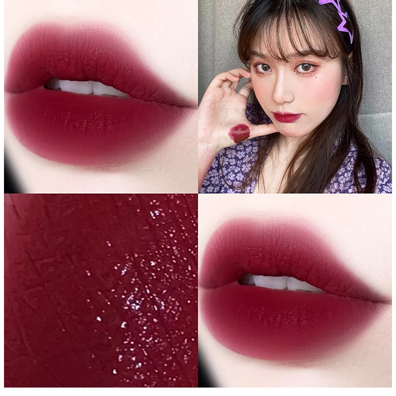 [Hàng mới về] Son môi DAIMANPU 9 màu tùy chọn thiết kế vỏ hình viên đá trong suốt độc đáo