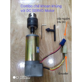 Combo chế khoan siêu Mạnh 24v với DC SERVO Motor Made in Japan