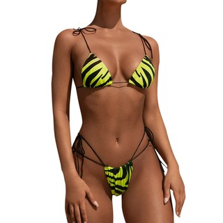 Bikini Phối Dây Phong Cách Brazil