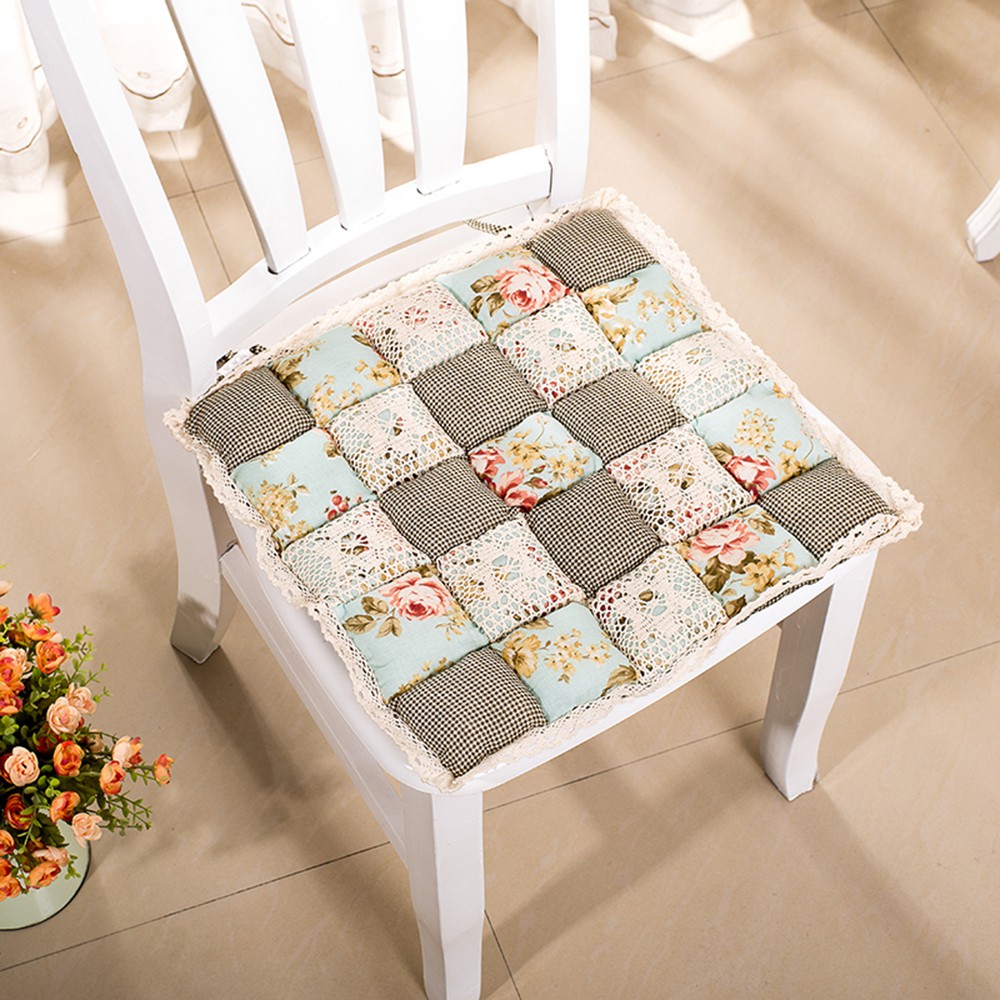 Đệm lót ghế ngồi màu trơn đơn giản sáng tạo