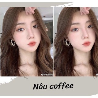 💥[CỰC TỐT]Thuốc nhuộm tóc Nâu coffee / Nâu cafe không tẩy