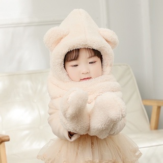 Nón len kèm khăn quàng cổ