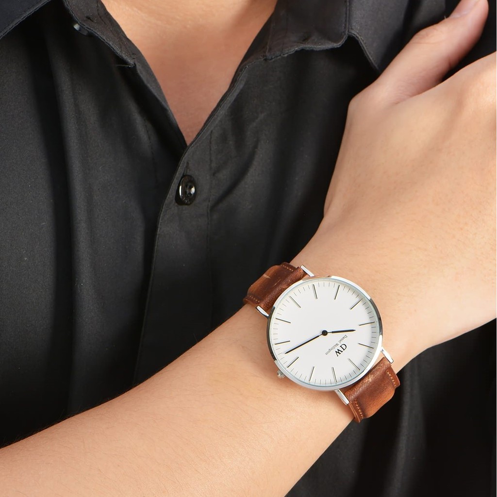 [Chính Hãng] Đồng hồ nam DW Daniel Wellington Black Sheffield, ST Mawes, Durham size 36mm , 40mm dây da