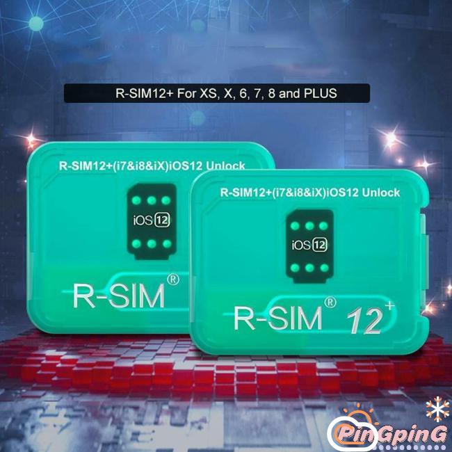 Card for iPhone X/8/7/6/6s 4G iOS 12.3 RSIM 12+ 2019 Unlock R-SIM Plus Nano