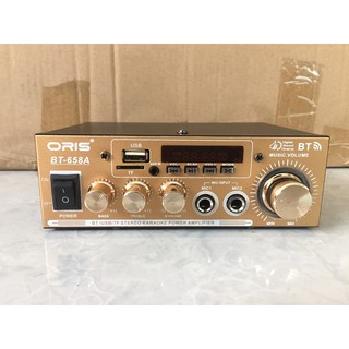 Amply cho xe ô tô có chức năng bluetooth dùng điện 12v - 220v
