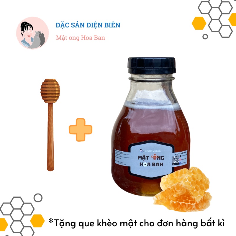 Mật ong rừng nguyên chất 100% thiên nhiên Điện Biên