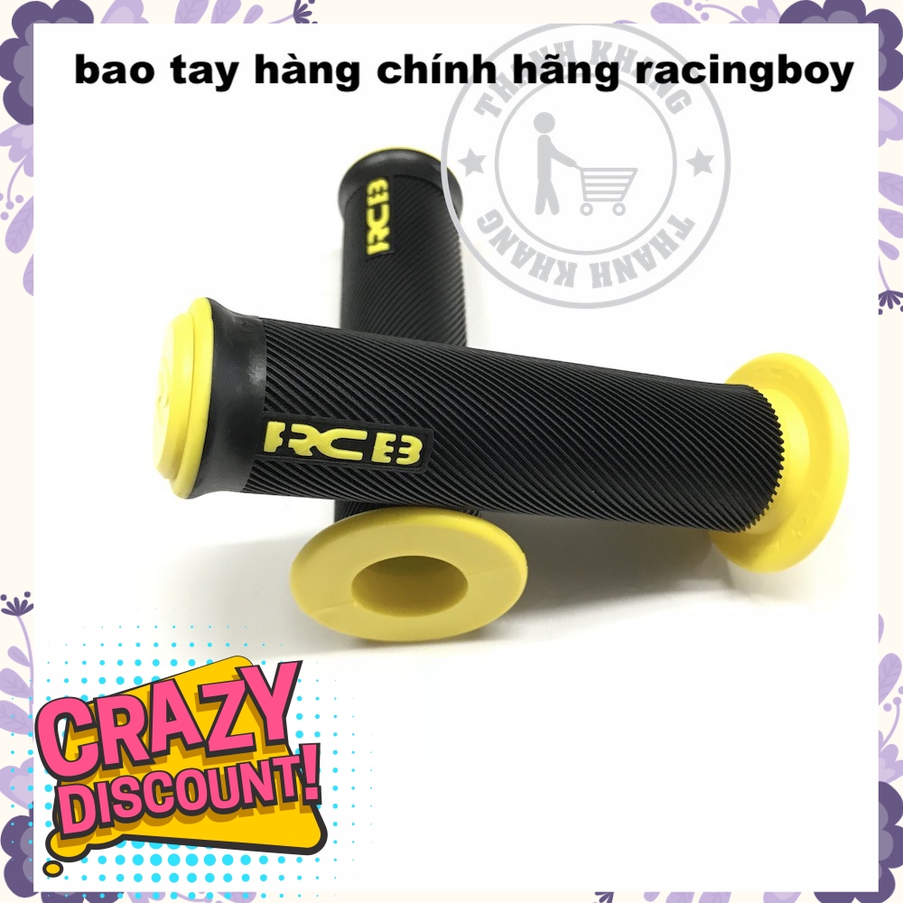 Bao tay racingboy hàng chính hãng gắn mọi loại xe màu vàng thanh khang 006001266