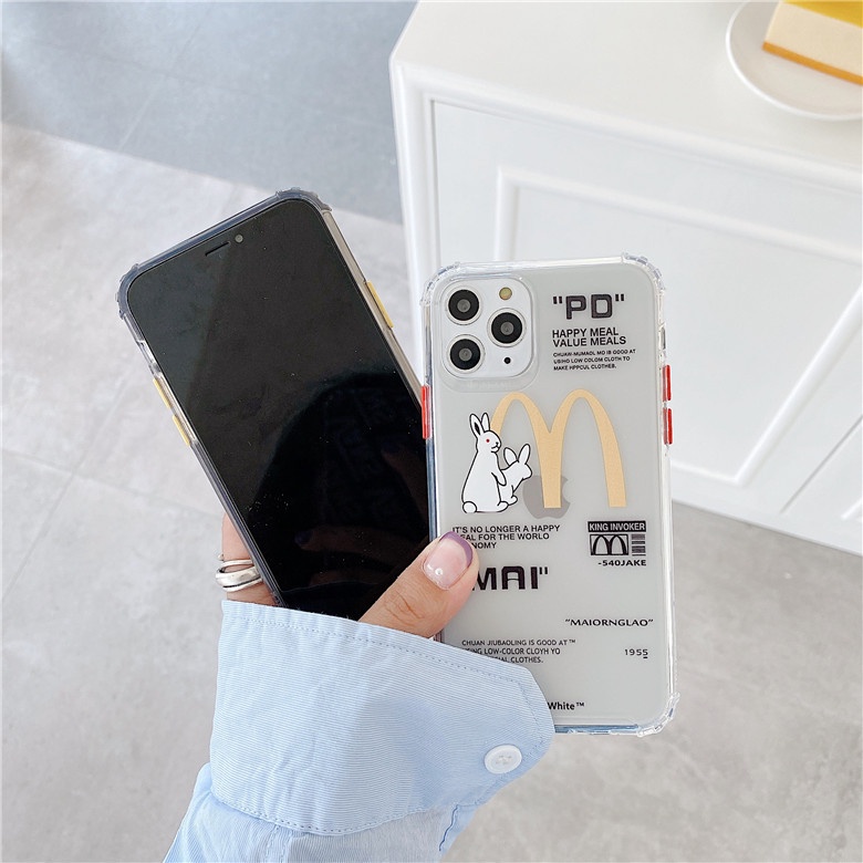 Ốp iphone Họa Tiết Thỏ Hoạt Hình tương thích iPhone 6s 6splus 7 7plus 8 8plus X XS XSMAX 11 12 Pro Max Plus Promax Plus-800