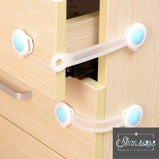 Bộ combo 10 dây đai khóa tủ lạnh, ngăn kéo bảo vệ an toàn cho bé, trẻ em. Slmn_KNT-D10