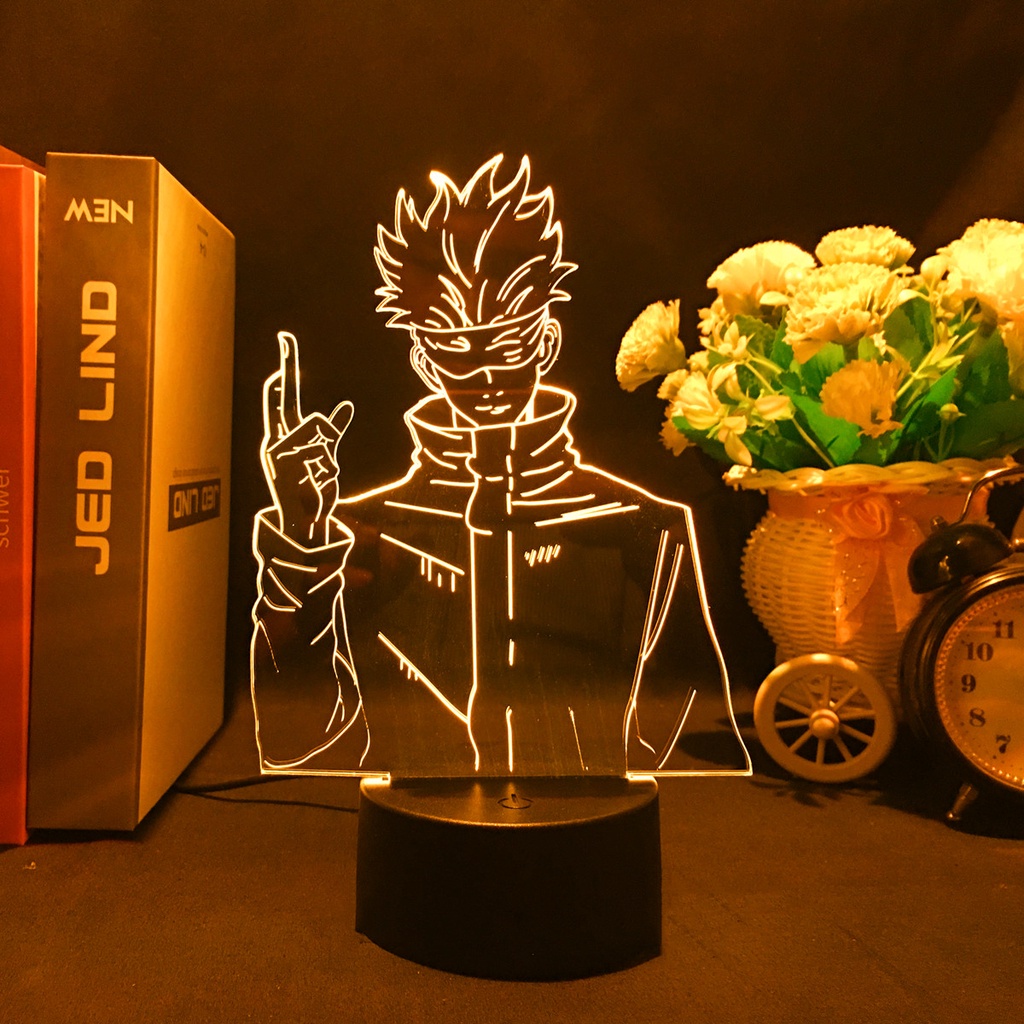 Đèn Ngủ 3d Hình Nhân Vật Anime Jujutsu Kaisen Gojo