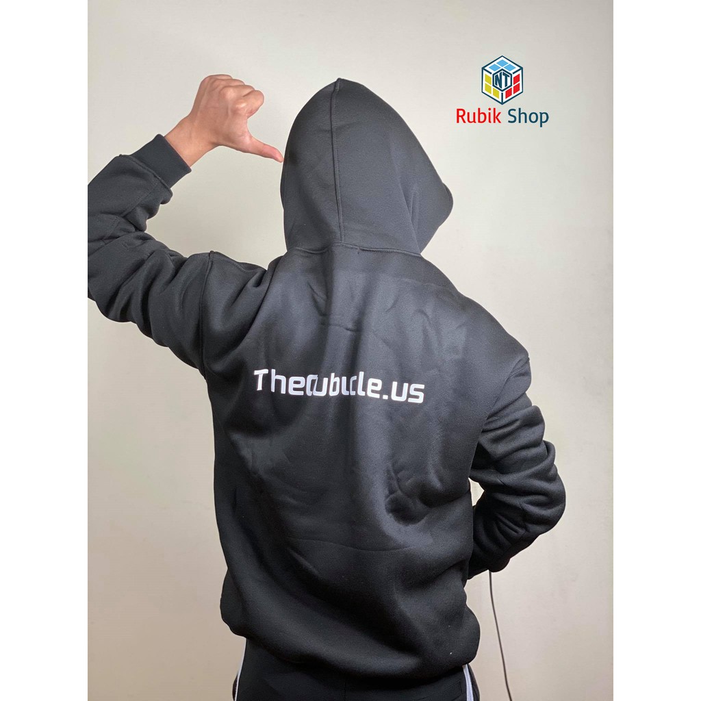 Áo Hoodie Oversize THE CUCBICLE màu trắng/ Màu đen