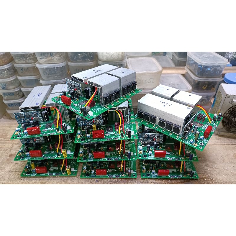 Mạch inverter sóng sin chuẩn 12v-48v  ký hiệu tiếng việt