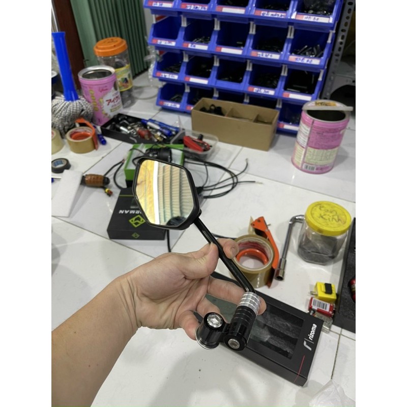 Kính zin yamaha chế xoay