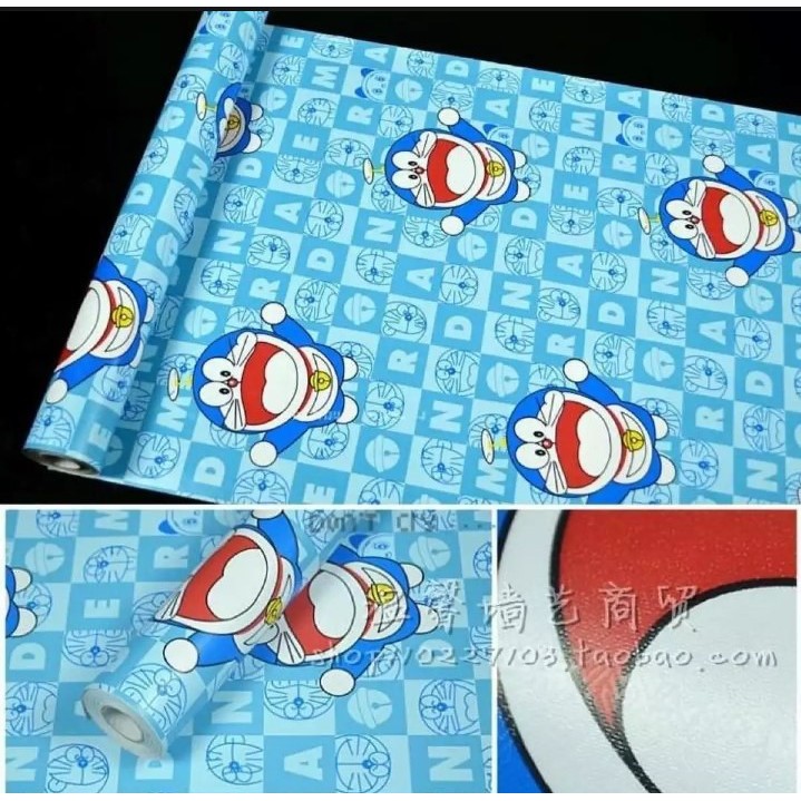 Miếng Dán Tường Trang Trí Phòng Ngủ Hình Doraemon