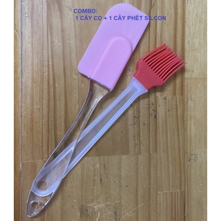 [2 CÂY ] CỌ QUÉT, CÂY VÉT BỘT, THỰC PHẨM SILICON tiện ích, chọn phân loại - DIY729.821