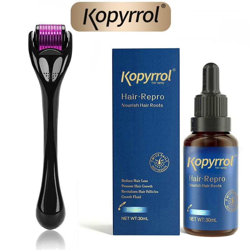 Serum kích thích mọc tóc và con lăn 100g KOPYRROL cho nam và nữ