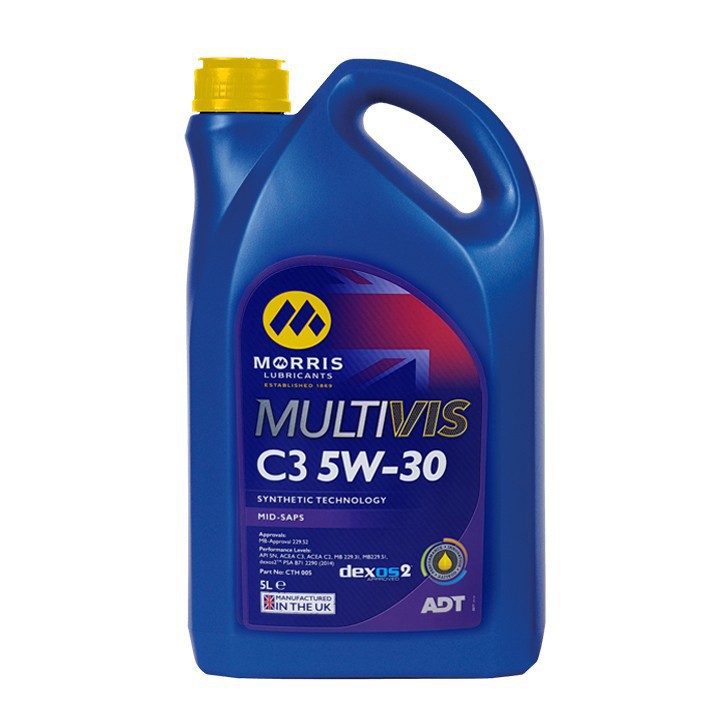 6L nhớt dexos2 Morris C3 5W-30 + lọc nhớt Chevrolet Colorado/ Trailblazer