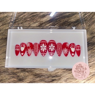 [Nail Box] móng úp sẵn thiết kế noel