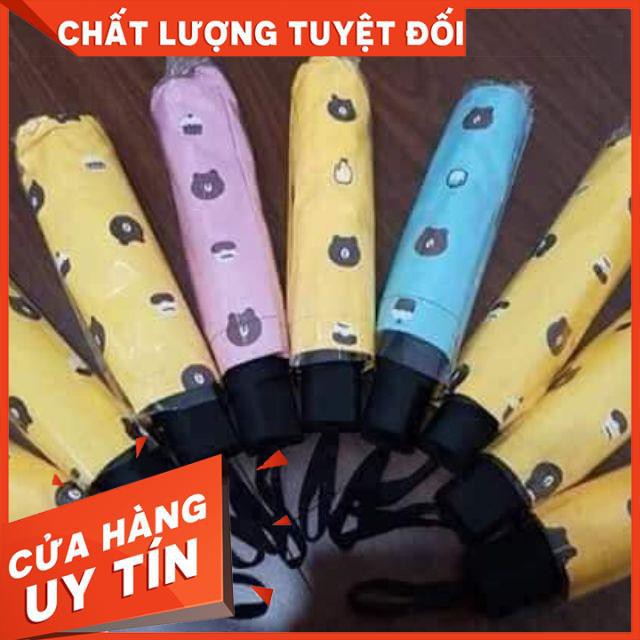 [ TRỢ GIÁ ] Ô GẤU BROWN SIÊU CUTE GẤP GỌN.