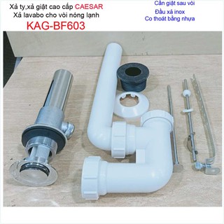 VẢ LAVABO CHO VÒI NÓNG LẠNH CAESAR KAG-BF603
