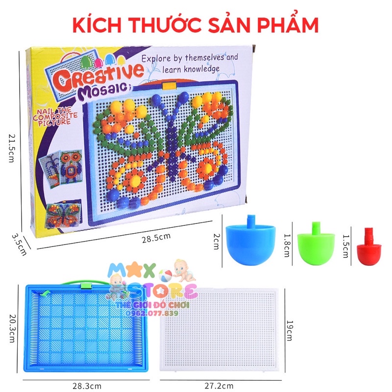 [SIÊU RẺ - Ảnh Thật] Đồ chơi trồng nấm nhựa sáng tạo cho bé