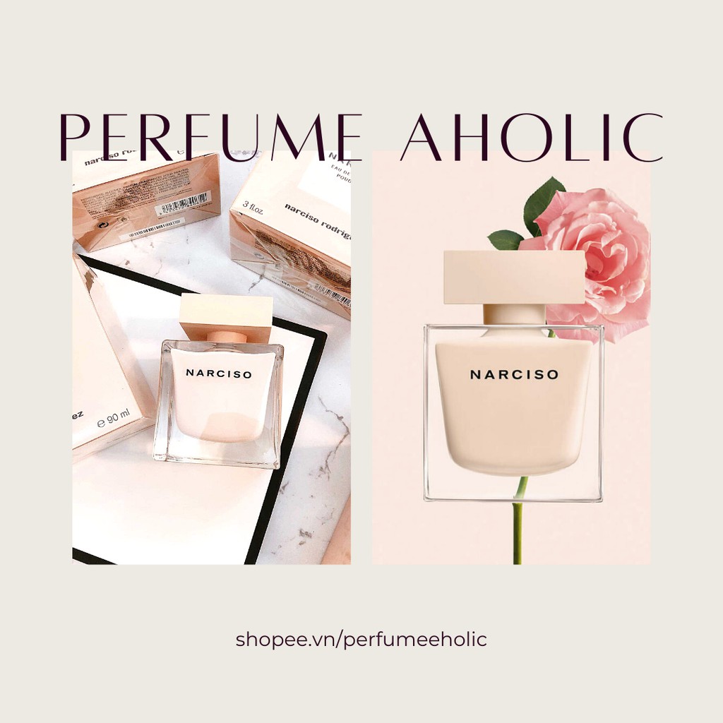 [𝐀𝐮𝐭𝐡] Nước hoa dùng thử Narciso Poudree 5ml/10ml/20ml -𝙿𝚎𝚛𝚏𝚞𝚖𝚎 𝙰𝚑𝚘𝚕𝚒𝚌-