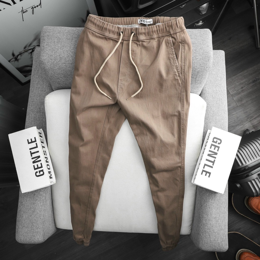 [HCM] Quần Jogger Kaki Nam Co Dãn Vải Xịn Cao Cấp ống bo chân ( VNXK )(7 MÀU) giá sĩ JG01