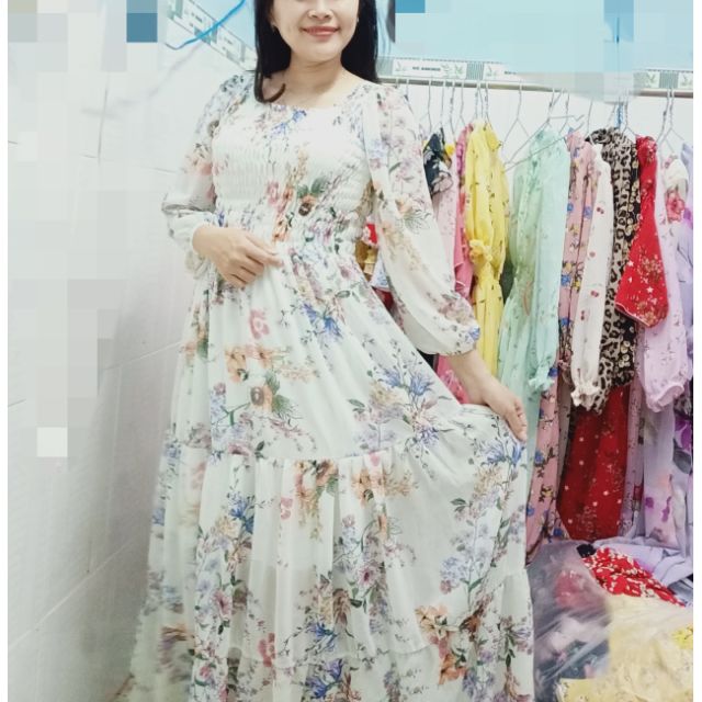 Combo Đầm maxi hoa c Quyên