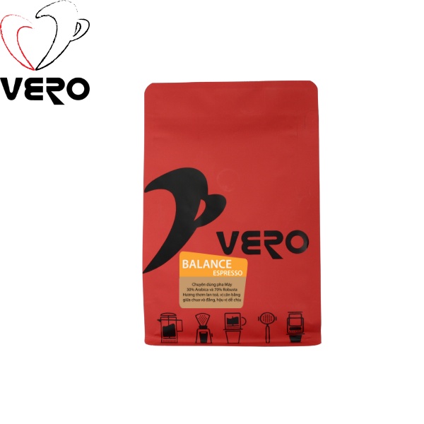 (Chuyên dùng pha máy) Cà Phê Hạt Vero Balance Espresso 250g