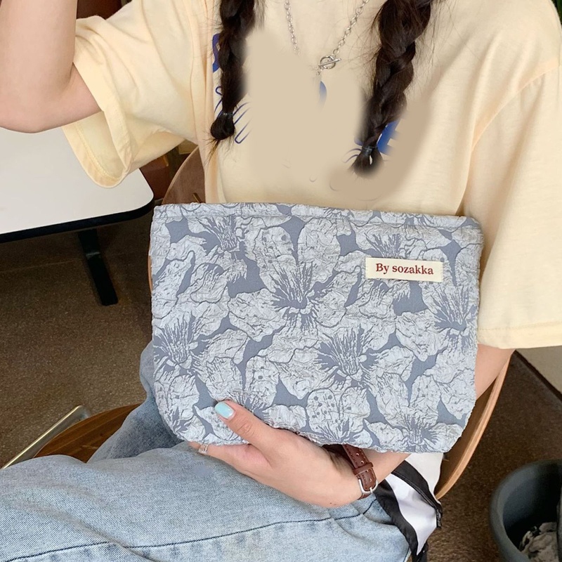 Túi Đựng Đồ Trang Điểm Đa Năng Phong Cách Retro Cho Nữ