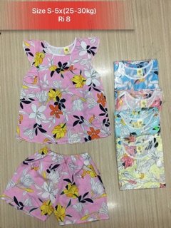 Bộ tôn bé gái size 20-30kg