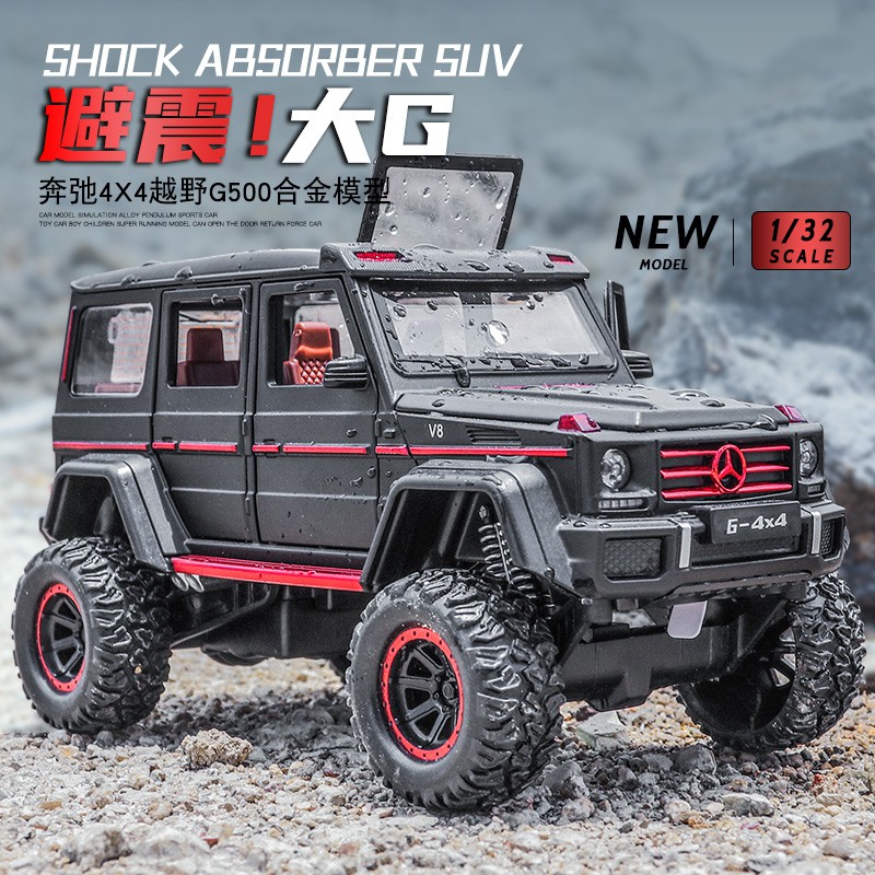 Bộ Đồ Chơi Lắp Ráp Mô Hình Xe Hơi Mercedes Benz G500 4x4 Suv Tỷ Lệ 1: 32