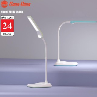 [Tặng BÚT độc quyền] Đèn học để bàn cảm ứng chống cận thị Rạng Đông chip LED samsung 6W bảo hành 2 năm RL-36