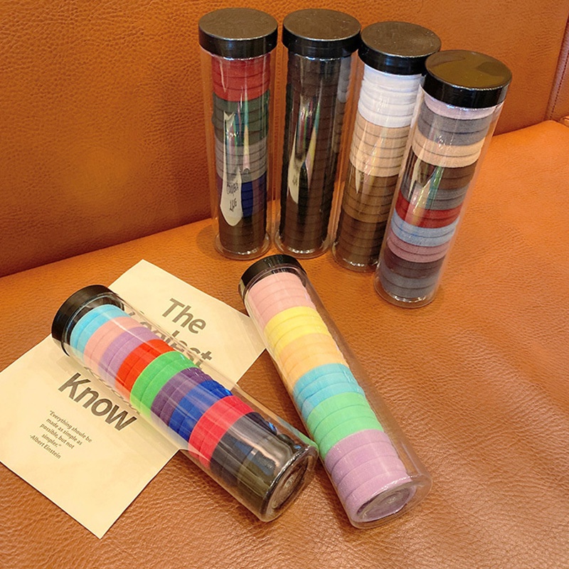 Dây buộc tóc bằng cao su co giãn siêu bền thời trang 2021 cho nữ