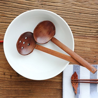 Muỗng múc canh bằng gỗ cách nhiệt không rò rỉ tiện dụng cho nhà hàng / nhà bếp