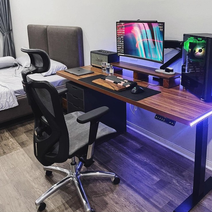 Kê Màn Hình Gỗ MDF - Decor